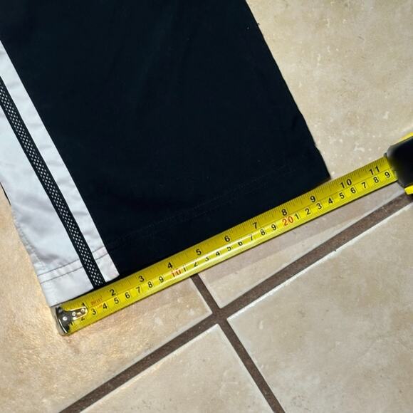 Vintage Y2K Nike Track Pants Women’s Size Large 12-14 Black White Baggy Pants - Picture 8 of 11